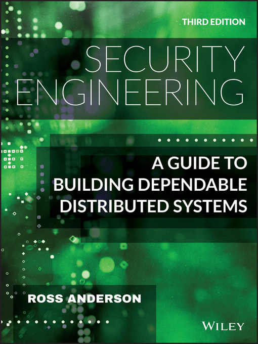 Cover image for Security Engineering